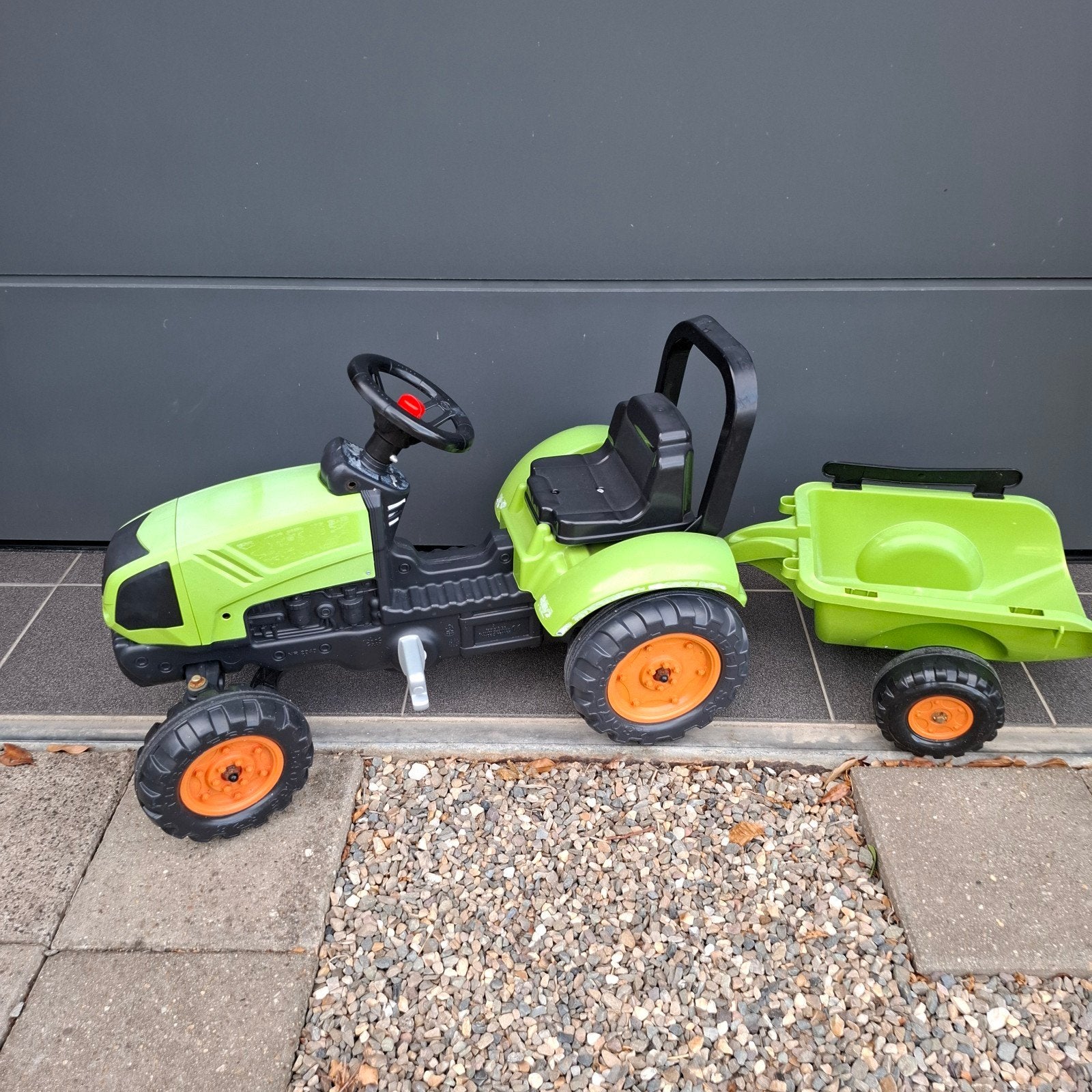 traptractor traptrekker met kar, Kinderen en Baby's, Speelgoed | Buiten | Voertuigen en Loopfietsen, Ophalen, Gebruikt