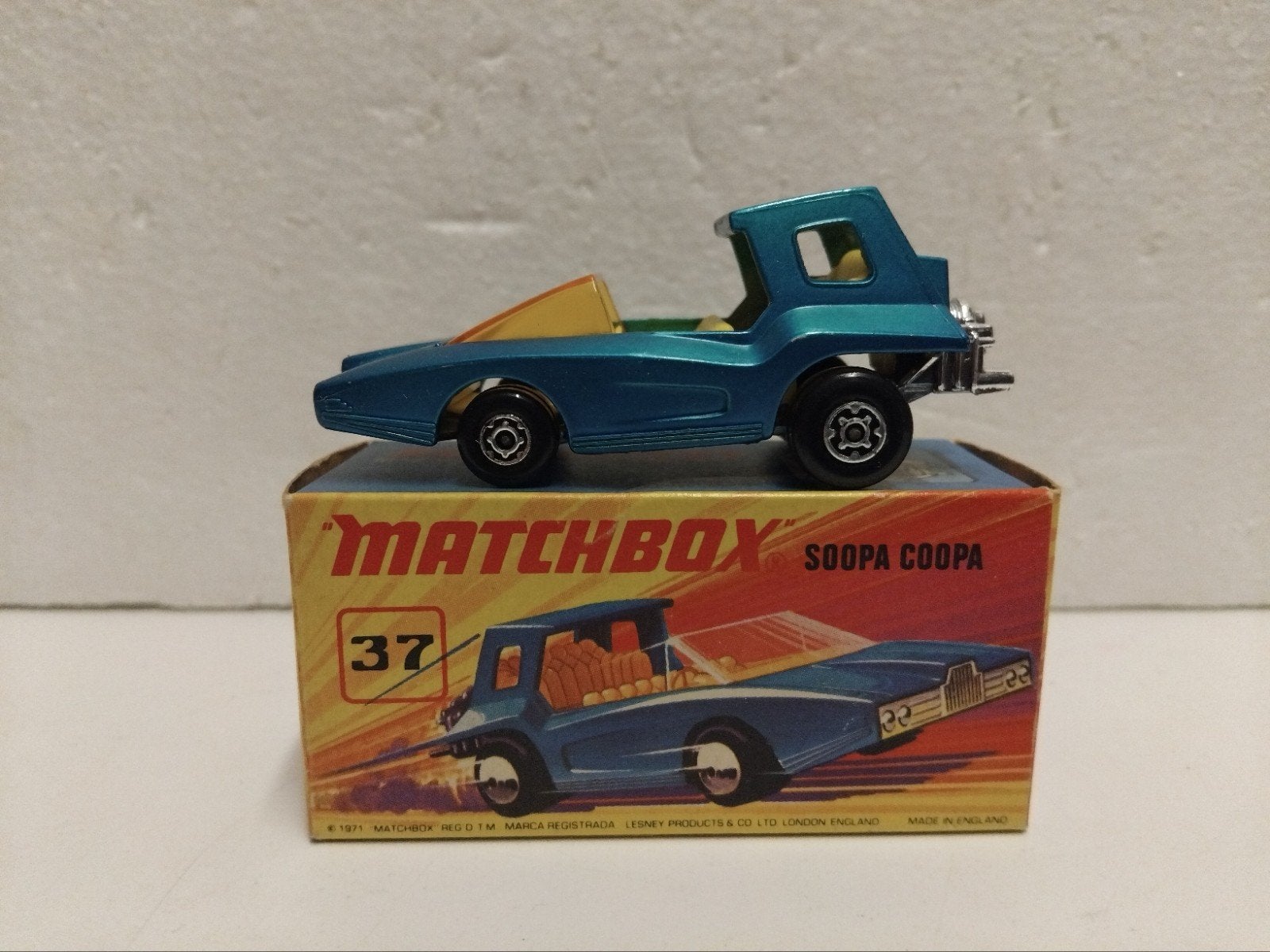 1972 Superfast Matchbox #37 Soopa Coopa 3INCH, Ophalen of Verzenden, Zo goed als nieuw, Auto