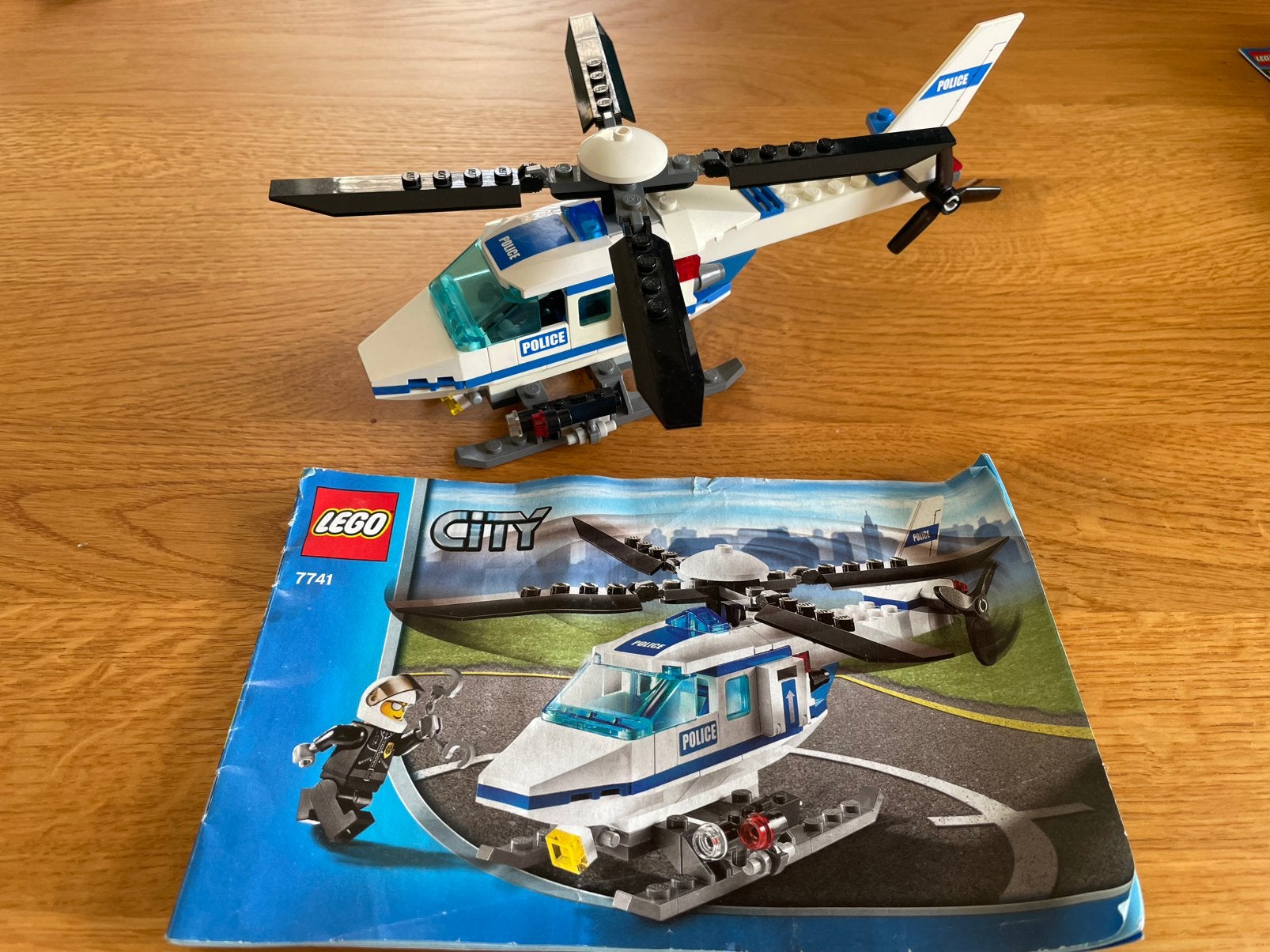 Lego city 7741 politie helicopter, Ophalen of Verzenden, Zo goed als nieuw