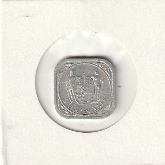 suriname munten 5 cent 1976, Ophalen of Verzenden, Gebruikt