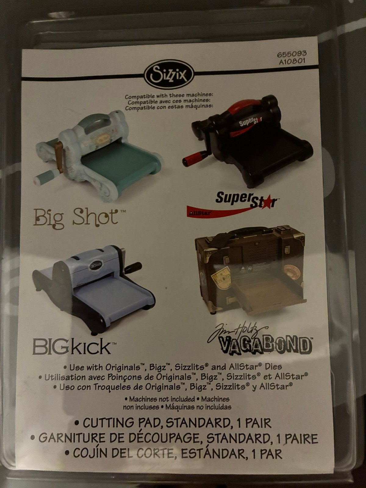 Snijmat voor Big Shot, Hobby en Vrije tijd, Ophalen of Verzenden, Zo goed als nieuw