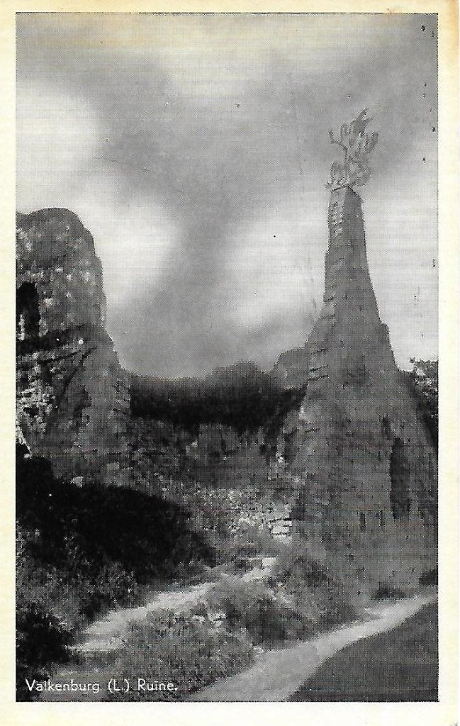 Valkenburg Ruïne Oude ongelopen ansichtkaart ( 6910 ), Verzamelen, Ophalen of Verzenden, 1960 tot 1980, Ongelopen, Limburg
