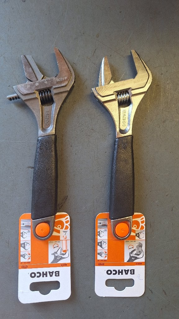 Bahco 9031C en 9031P Moersleutels Gewone en Omkeerbaar!! 8", ., Nieuw, Ophalen of Verzenden, .
