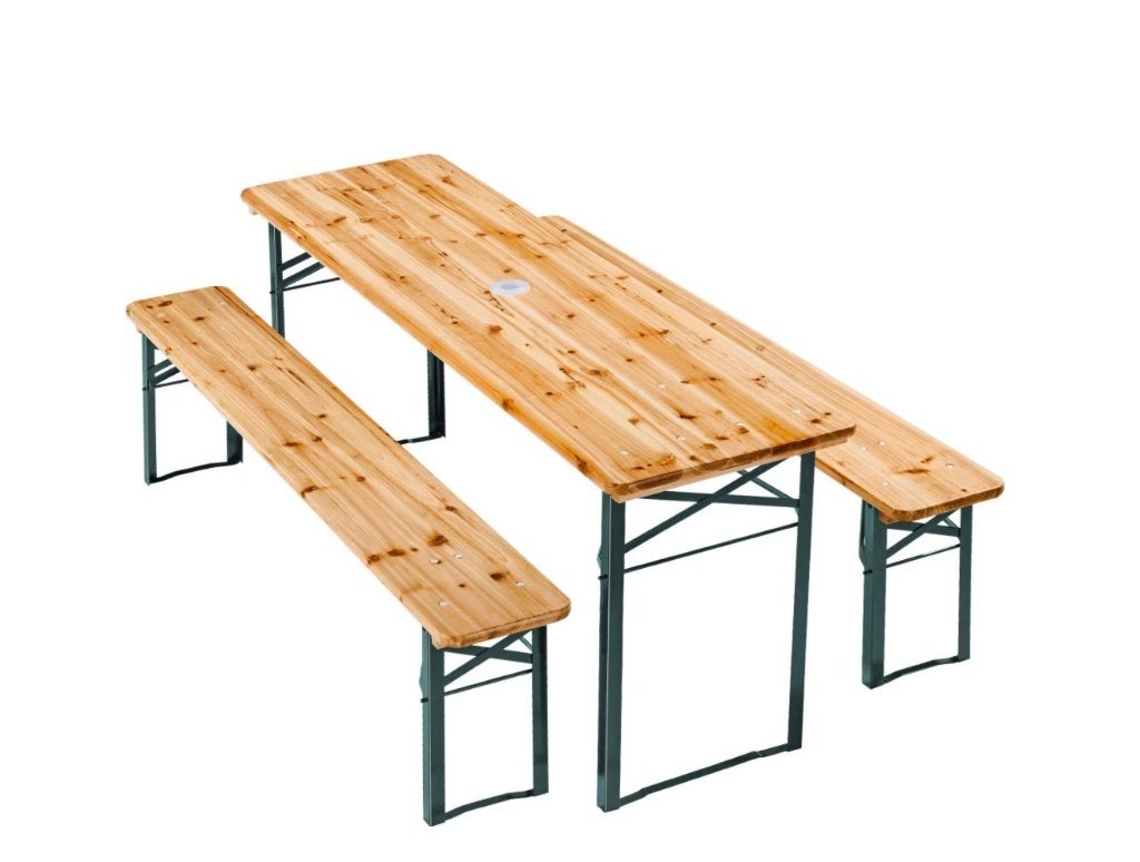Bierset huren Tafel met 2 banken, Ophalen of Verzenden, Nieuw, Overige