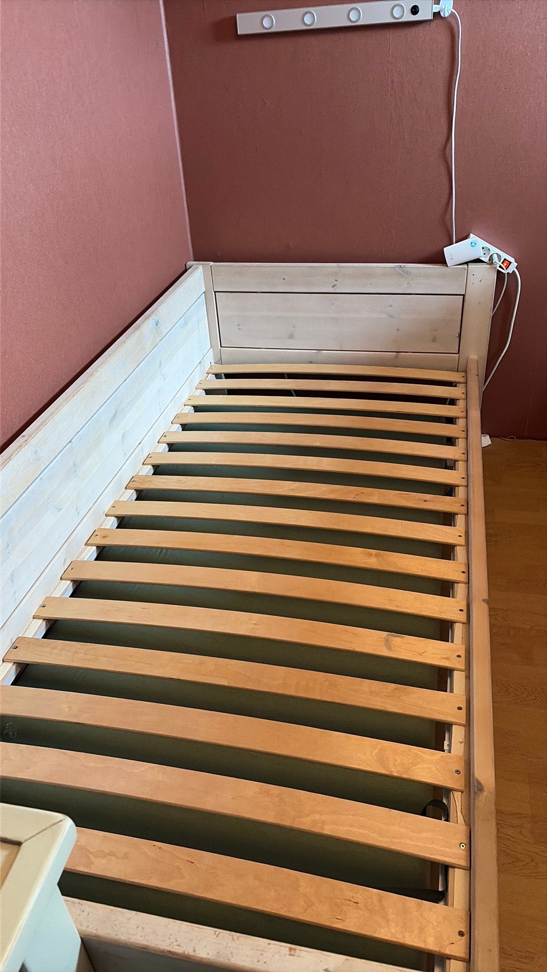 Lifetime bed90x200  zonder lattenbodem, Ophalen, Gebruikt, 90 cm, 200 cm