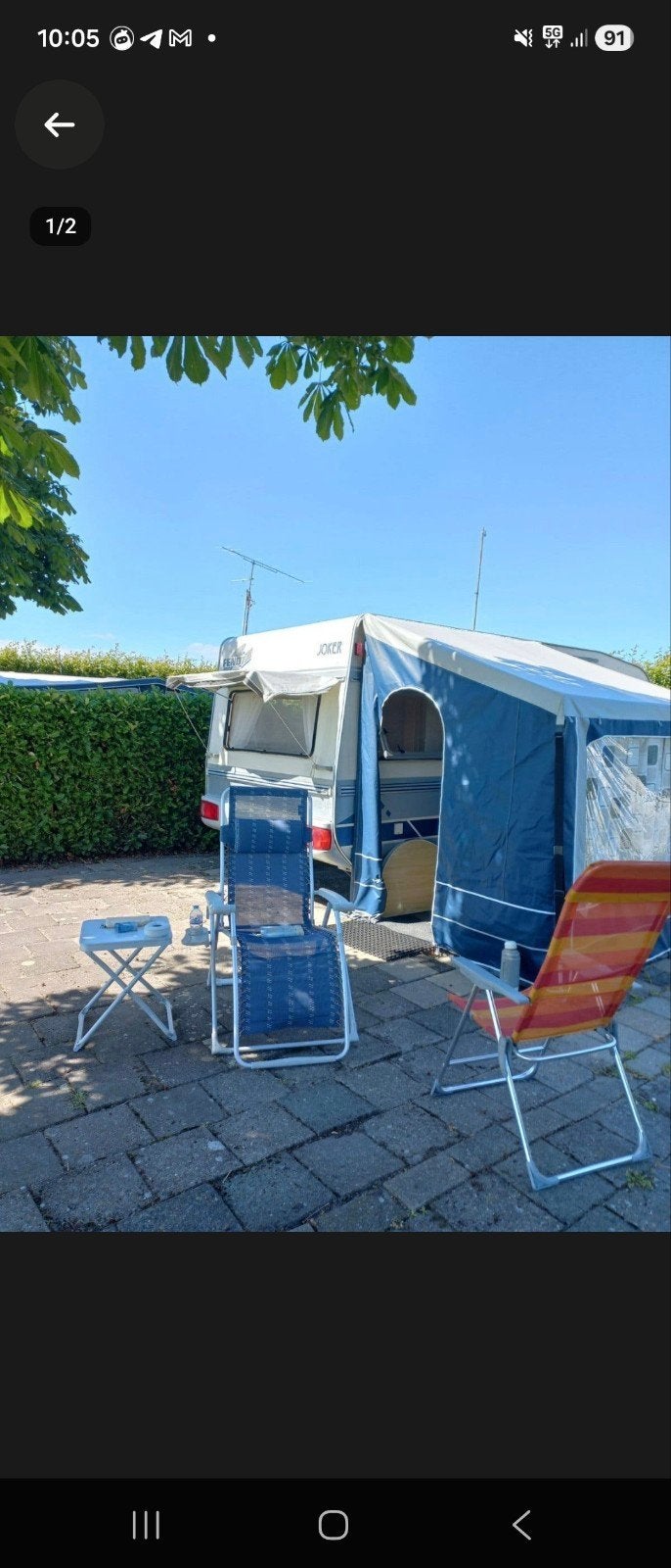 zomer en wintertent, Caravans en Kamperen, Ophalen of Verzenden, Tot en met 2