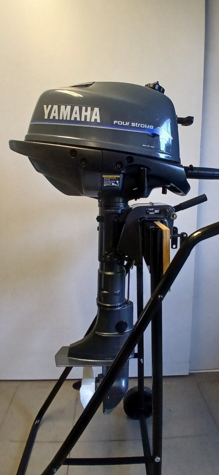 yamaha 4pk 4-takt met mooie stalen boot, Watersport en Boten, Ophalen of Verzenden, Zo goed als nieuw, Benzine, Minder dan 5 pk