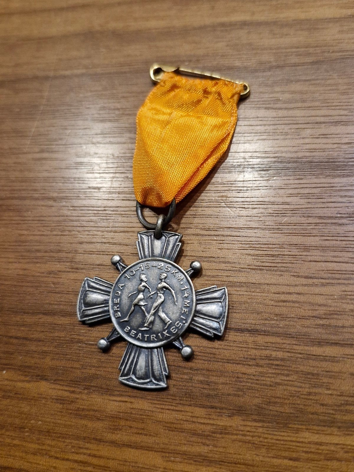 195 Historische Beatrix Mars Medaille Breda 1953, Postzegels en Munten, Ophalen of Verzenden