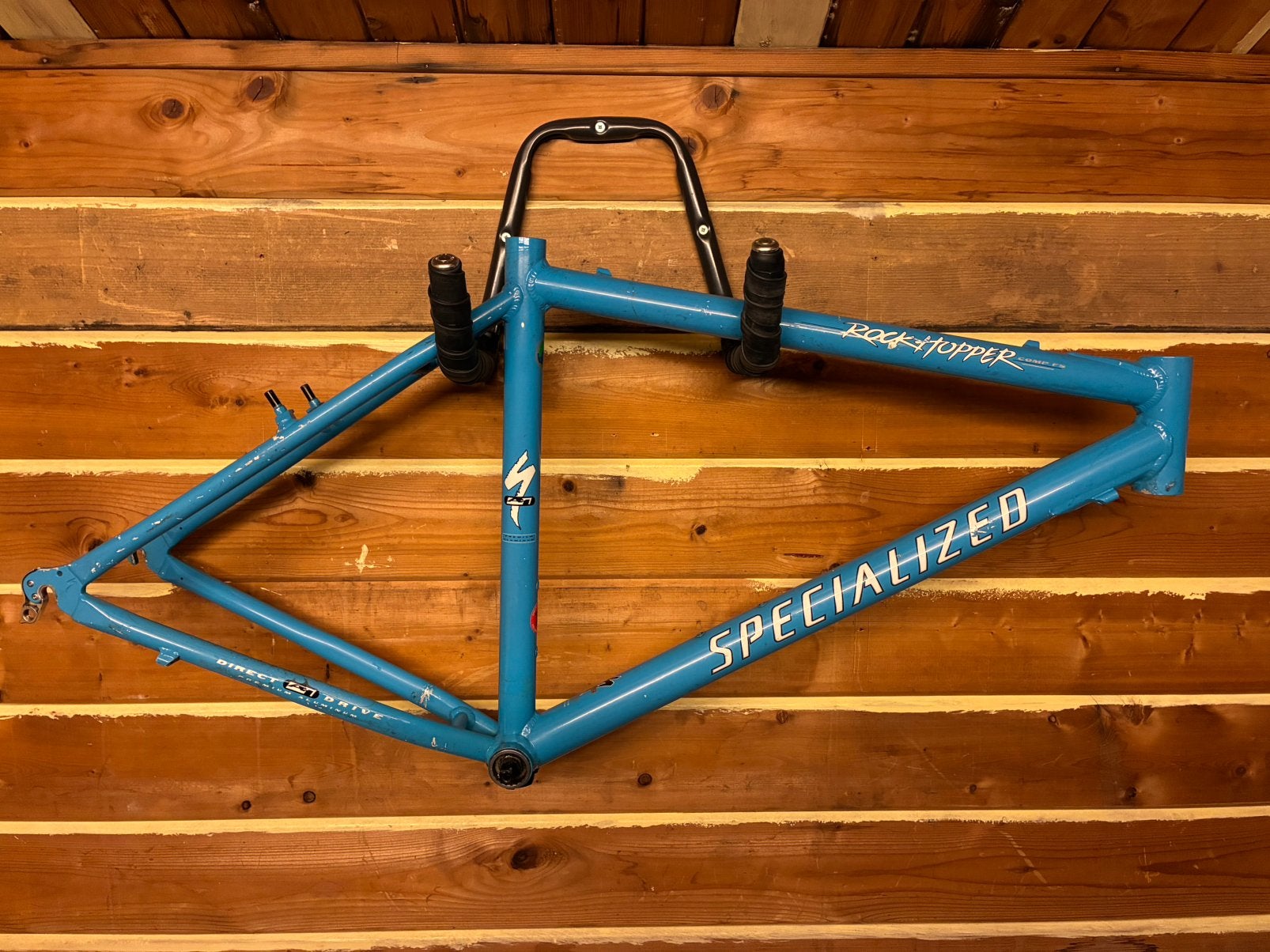 Specialized Rockhopper 90s MTB frame (maat L), Ophalen of Verzenden, Gebruikt, Velgrem, Overige merken