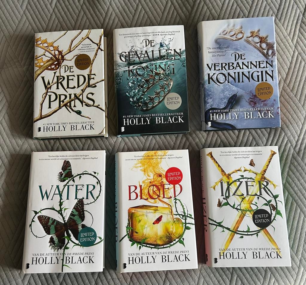 Holly Black - De Wrede Prins en Water serie limited editions, Boeken, Ophalen of Verzenden, Nieuw