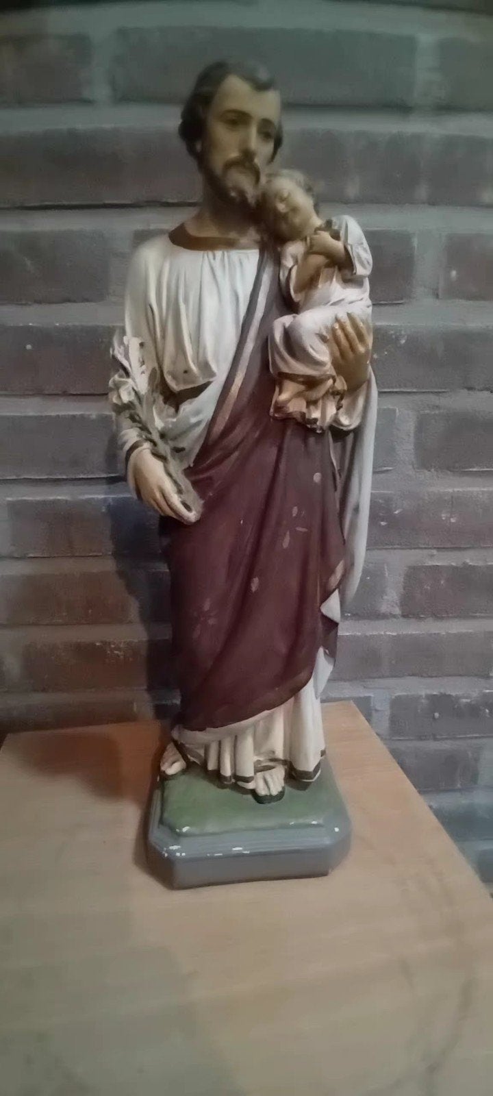 Jozef/ kindje Jezus, Ophalen