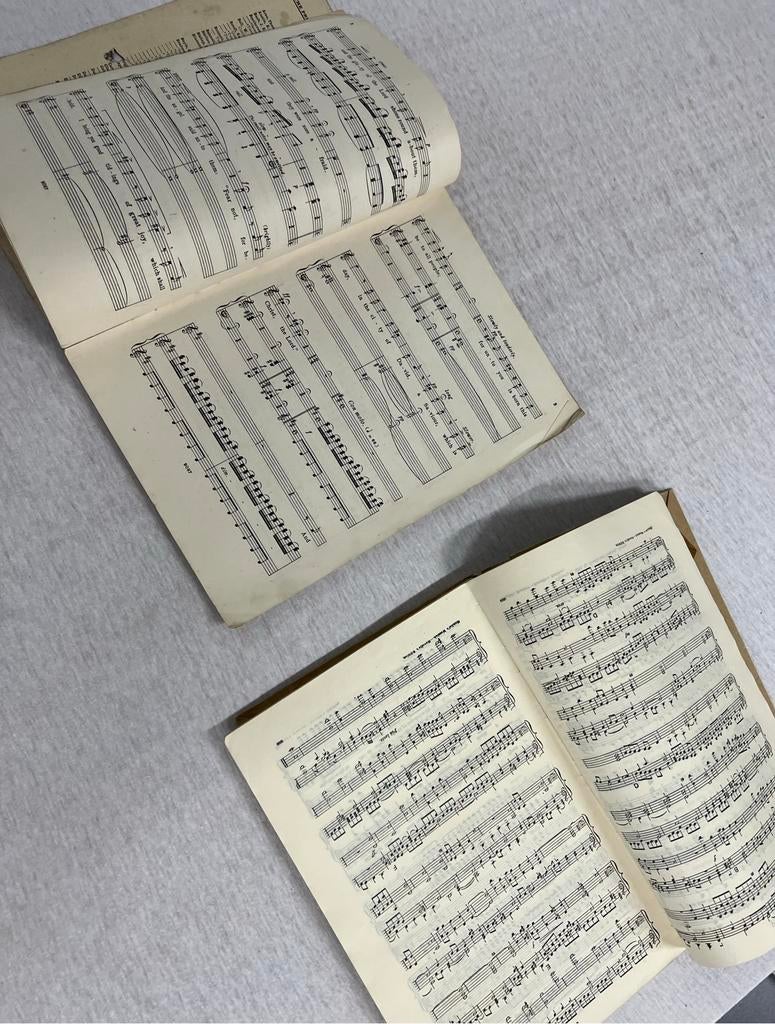 2x antiek notenboek Handel Contralto Randegger novello 1910, Ophalen of Verzenden, Gebruikt, Artiest of Componist, Klassiek