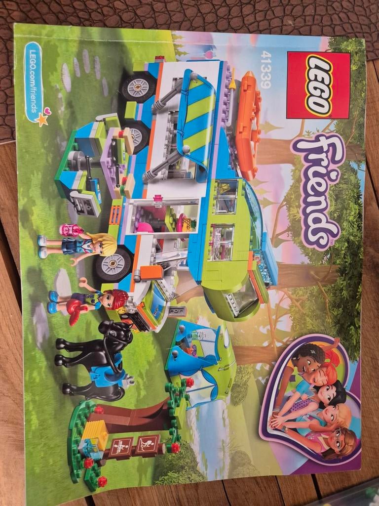 Lego friends camper, Ophalen, Meer dan 50 stukjes, Zo goed als nieuw, 6 jaar of ouder