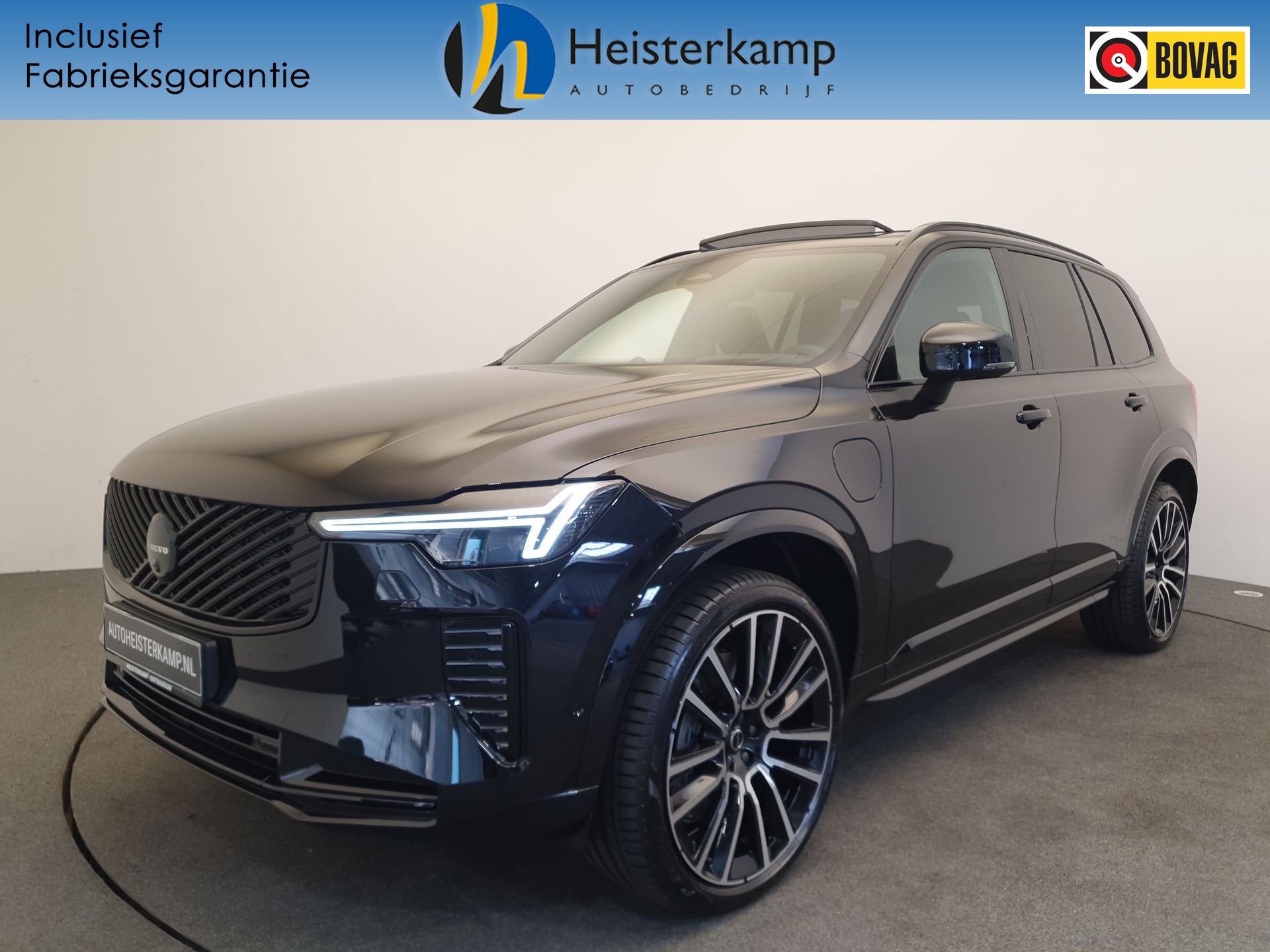 Volvo XC90 2.0 T8 Plug-in hybrid AWD Ultra Black Ed. Exec. L, 4 cilinders, 7 stoelen, Zwart, Bedrijf