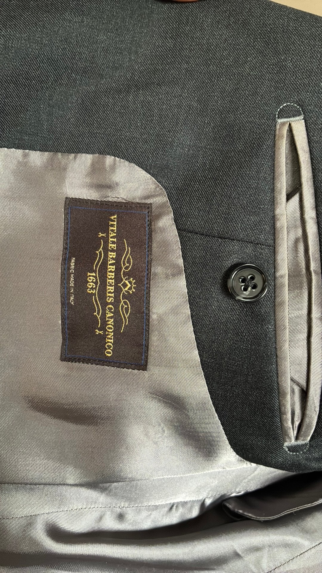 Van Gils My Signature blazer – Vitale Barberis Canonico, Ophalen of Verzenden, Zo goed als nieuw, Maat 48/50 (M), Grijs