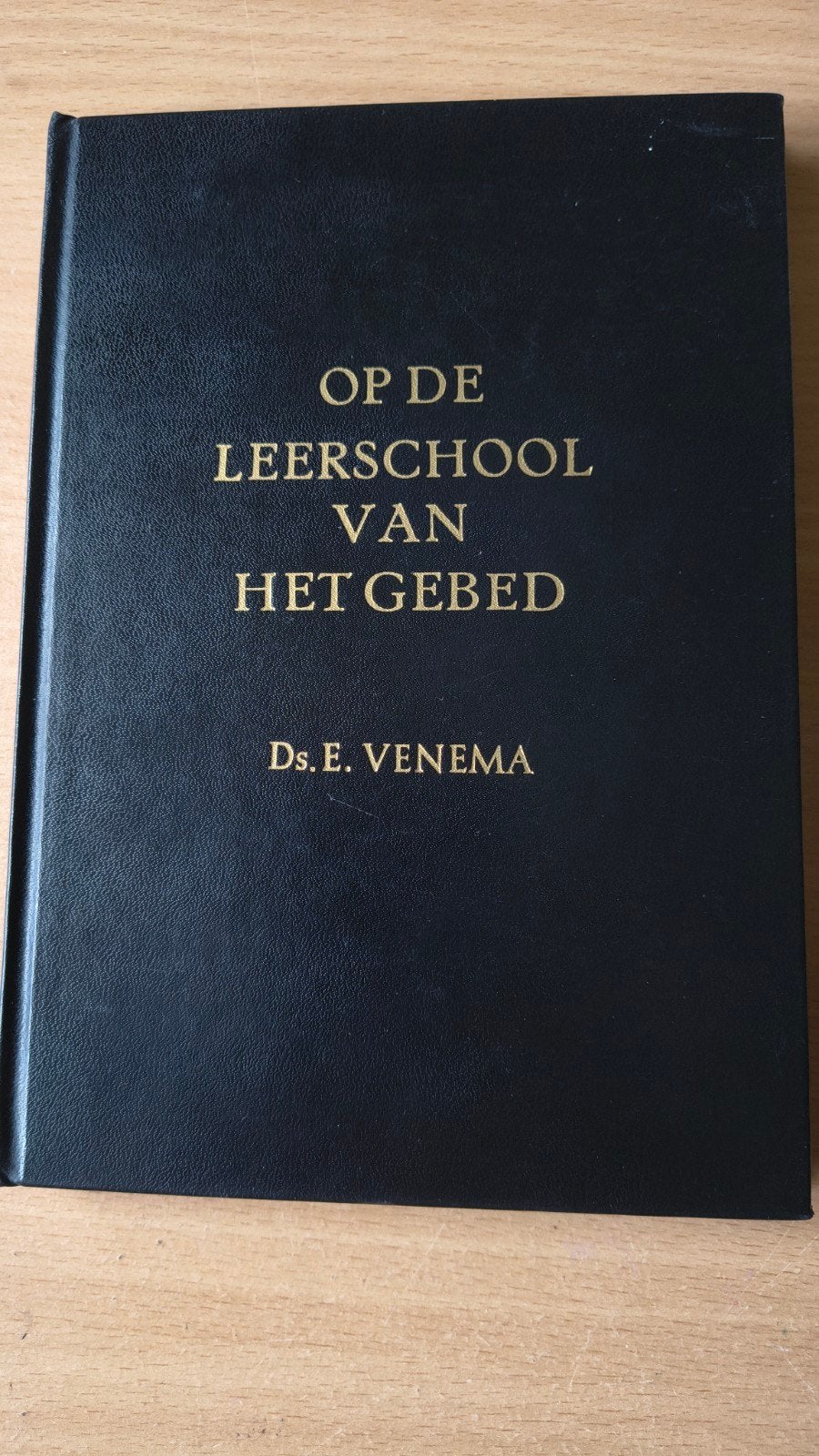 Op de leerschool van het gebed. Ds E Venema, Christendom | Protestants, Zo goed als nieuw, Ds E Venema, Ophalen of Verzenden