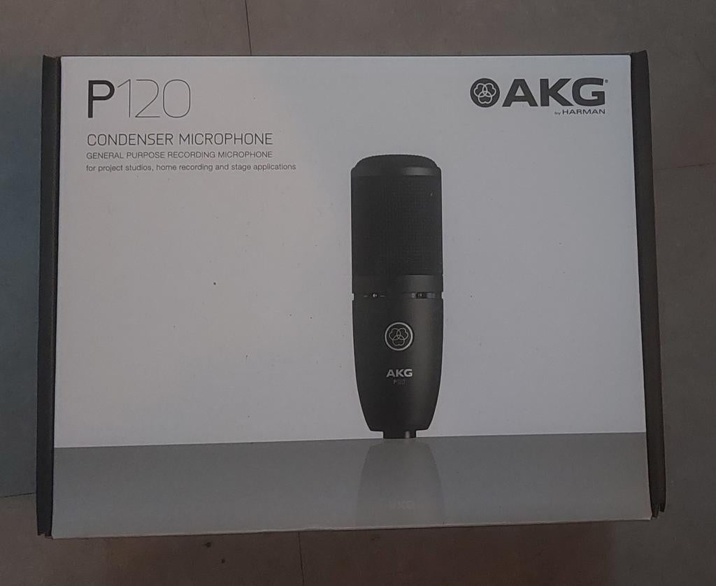 AKG P120 Condensator Microfoon - Perfect voor Studio & Thuis, Muziek en Instrumenten, Microfoons, Zo goed als nieuw, Studiomicrofoon