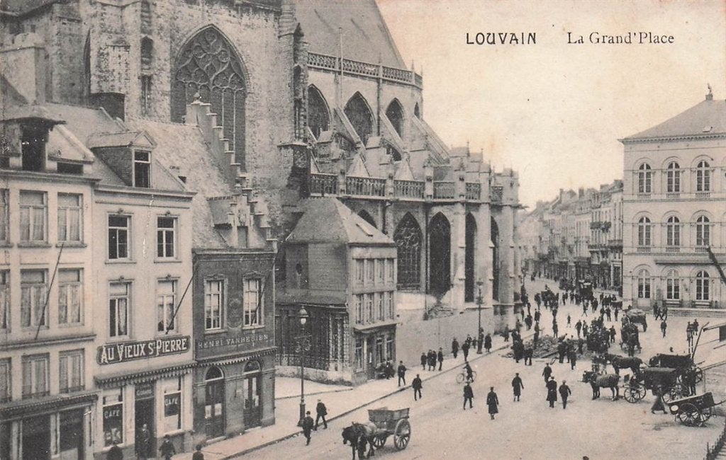 702-319-029 Leuven Louvain La Grand'Place, Verzamelen, Verzenden, Voor 1920, Overig Europa