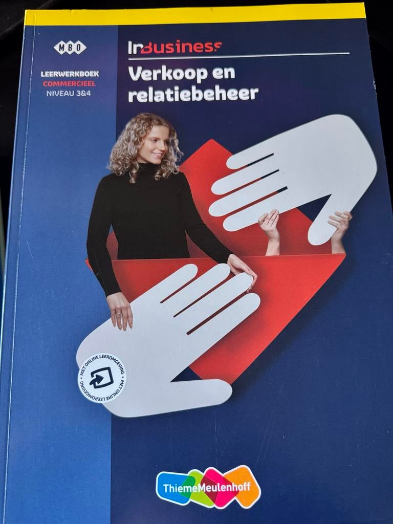 InBusiness Verkoop en relatiebeheer MBO leerwerkboek, Ophalen of Verzenden, Gamma, Zo goed als nieuw, MBO