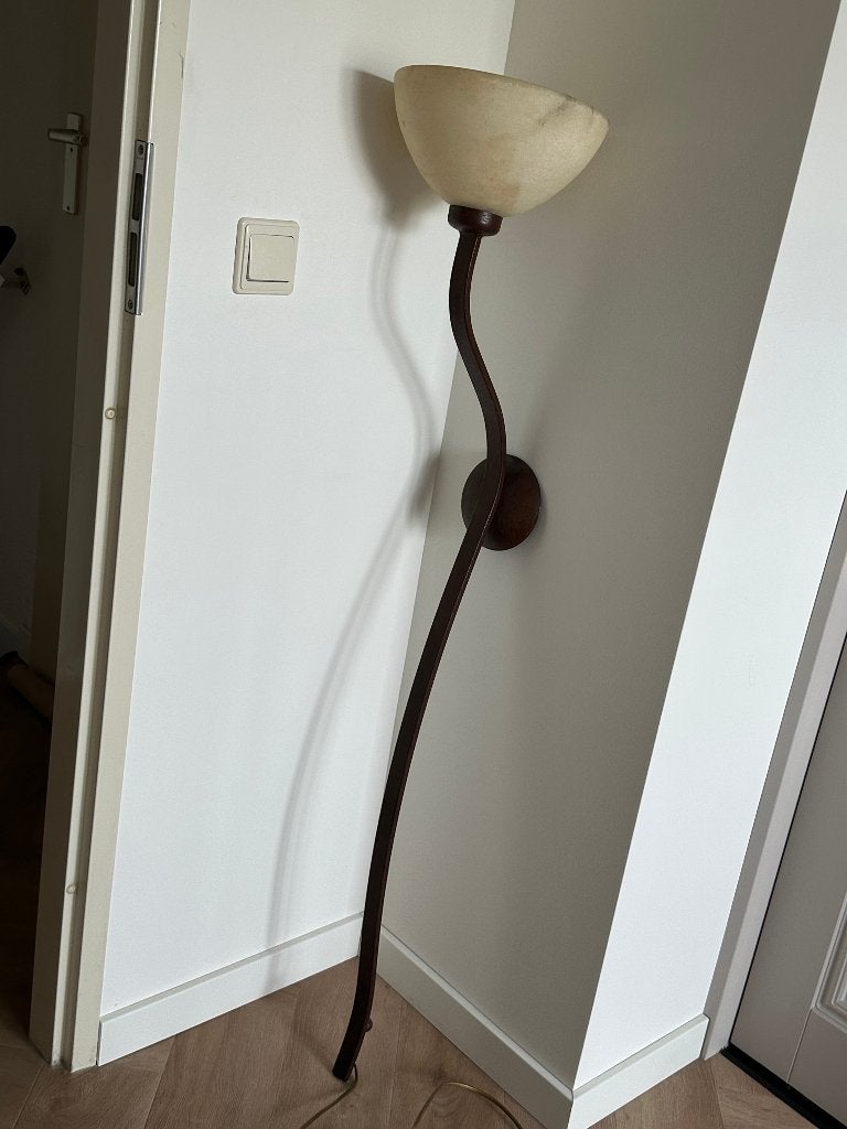 Wandlamp  Happy Light Jaren 90 Vintage, Huis en Inrichting, Lampen | Wandlampen, Ophalen, E14 (klein), Wandlamp, Steen/keramiek