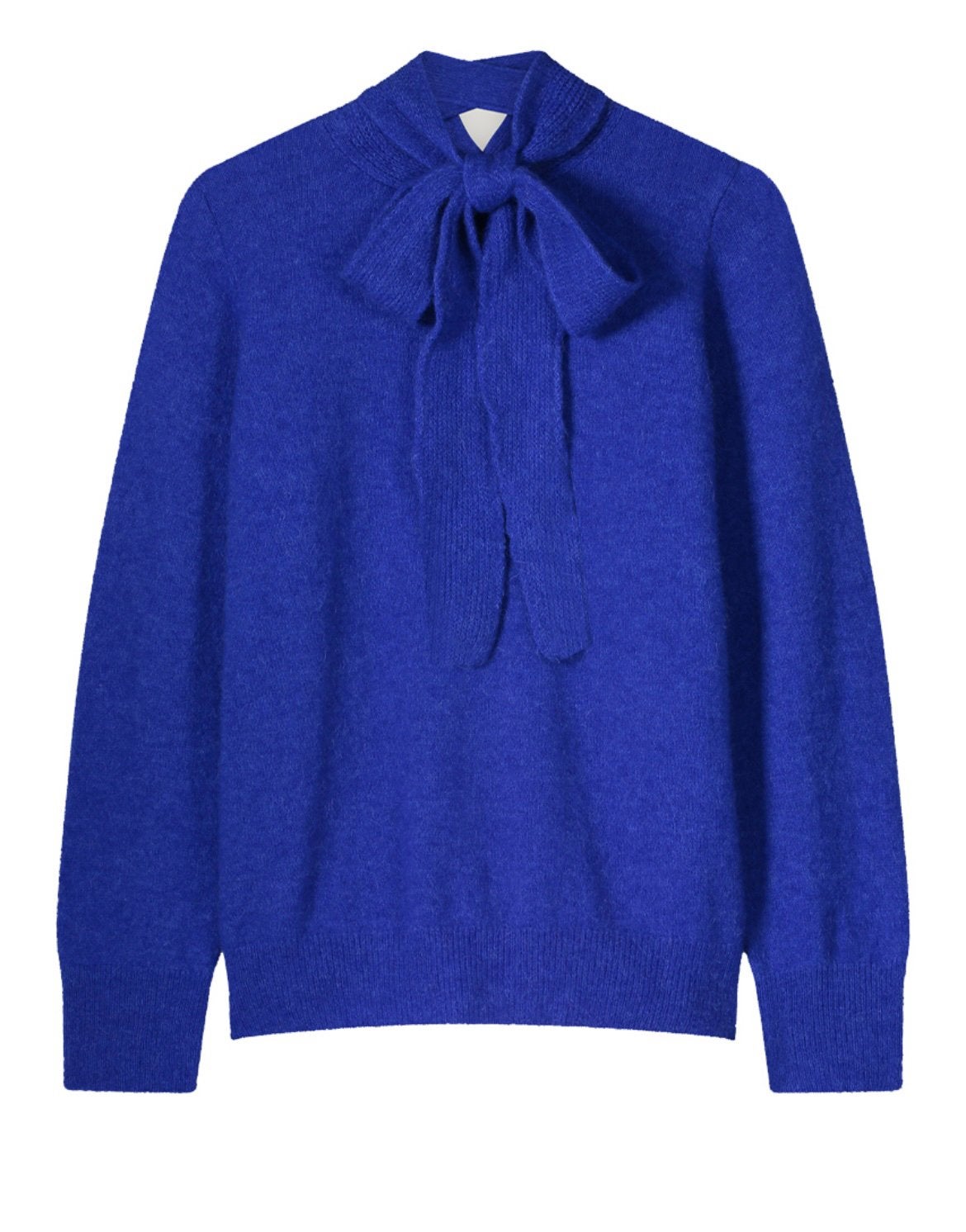 Summum kobaltblauwe trui met strik maat M NIEUW twv €160, Ophalen of Verzenden, Nieuw, Maat 38/40 (M), Blauw