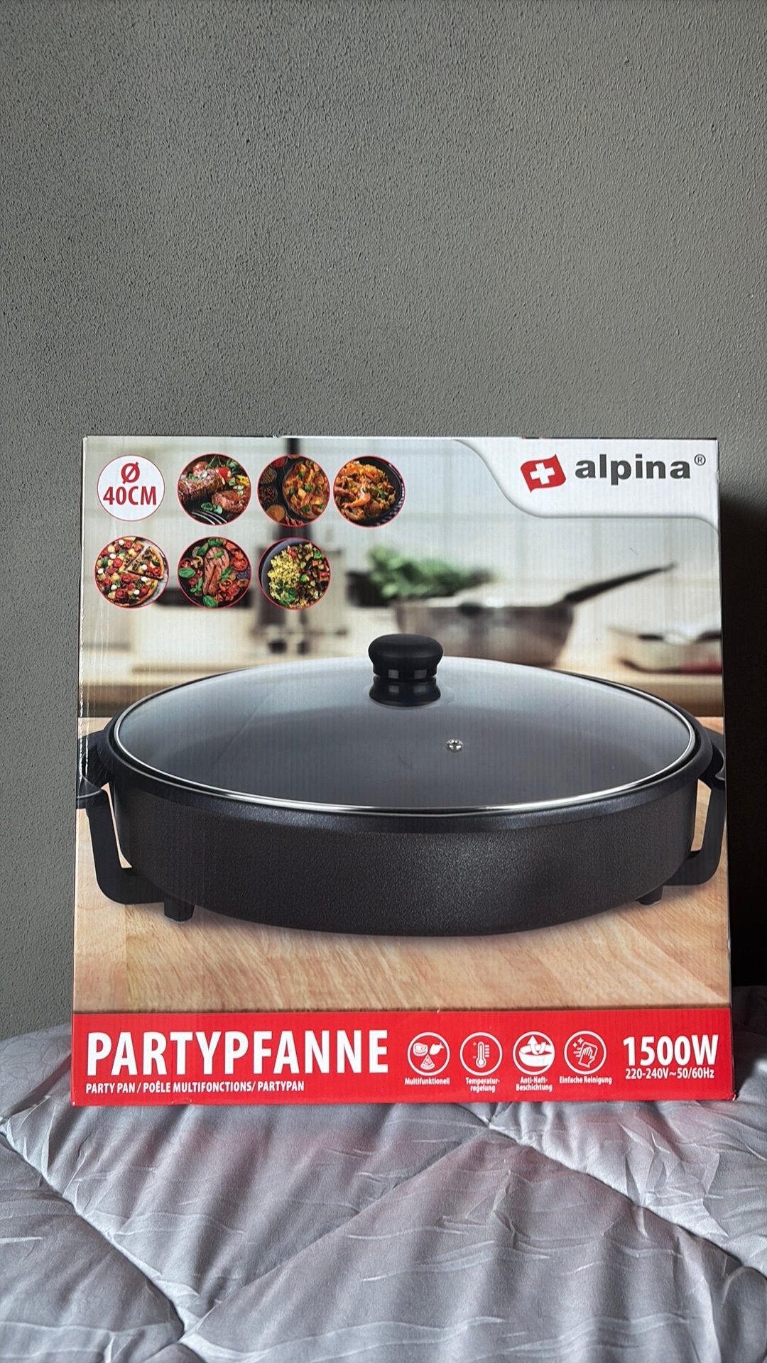 Partypan, Ophalen, Zo goed als nieuw, Overige typen