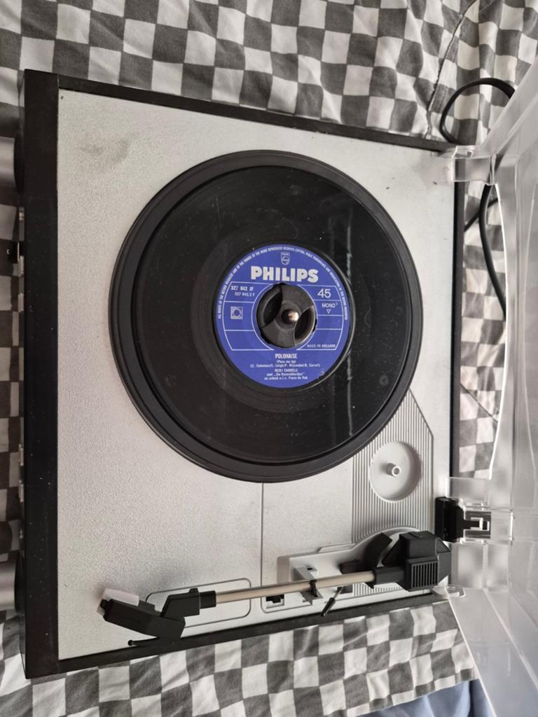Vintage Philips Platenspeler - Goed Werkende Staat, Ophalen of Verzenden, Gebruikt, Platenspeler, Philips