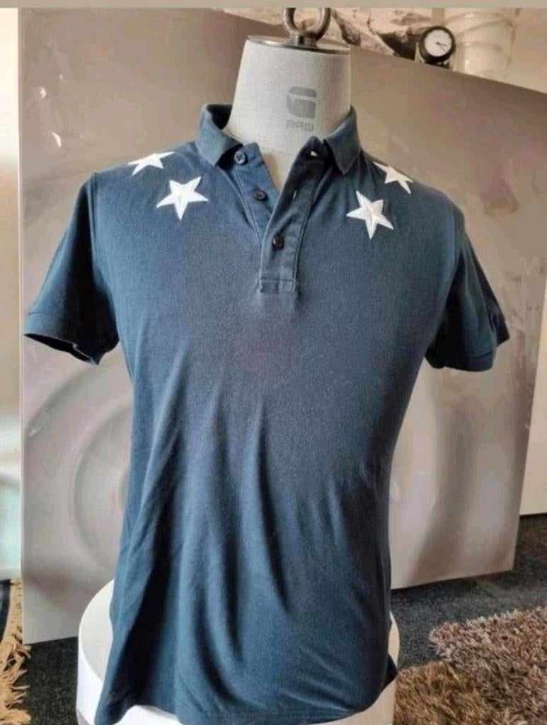 Givenchy Tisci Era polo, maat M, blauw, uitmuntende conditie, Maat 52/54 (L), Blauw, Ophalen of Verzenden, Zo goed als nieuw