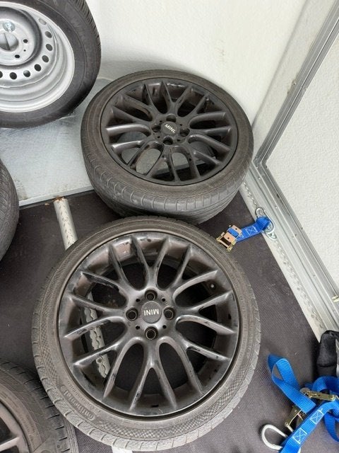 LM velgen met banden, Ophalen, Gebruikt, Banden en Velgen, 17 inch