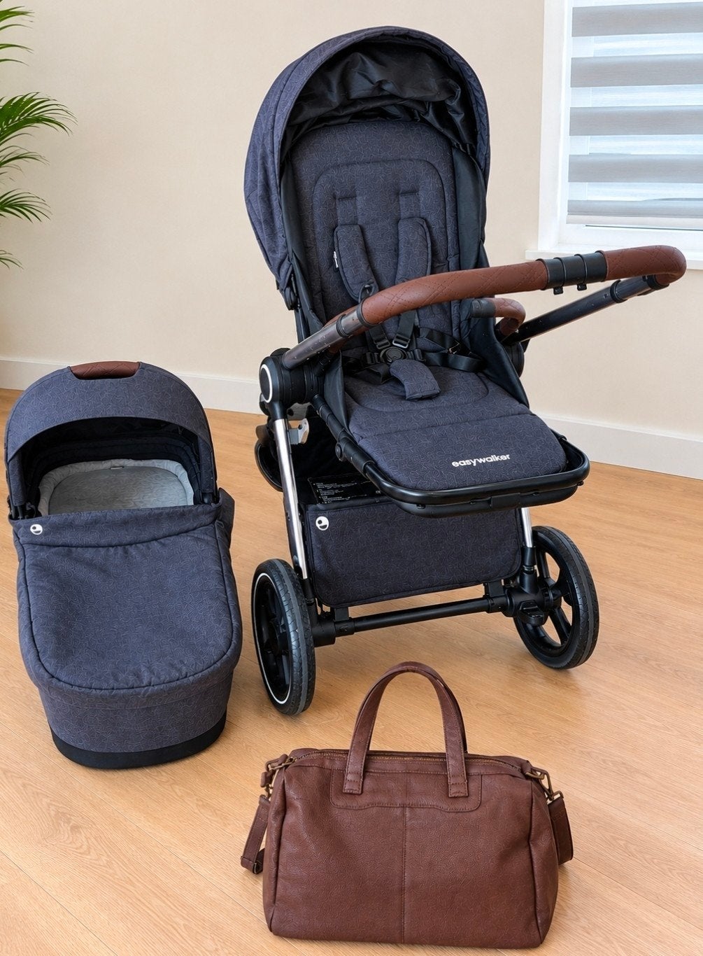 Easywalker Rudey kinderwagen - 1 jaar oud, Kinderen en Baby's, Zo goed als nieuw, Combiwagen, Met reiswieg, Ophalen