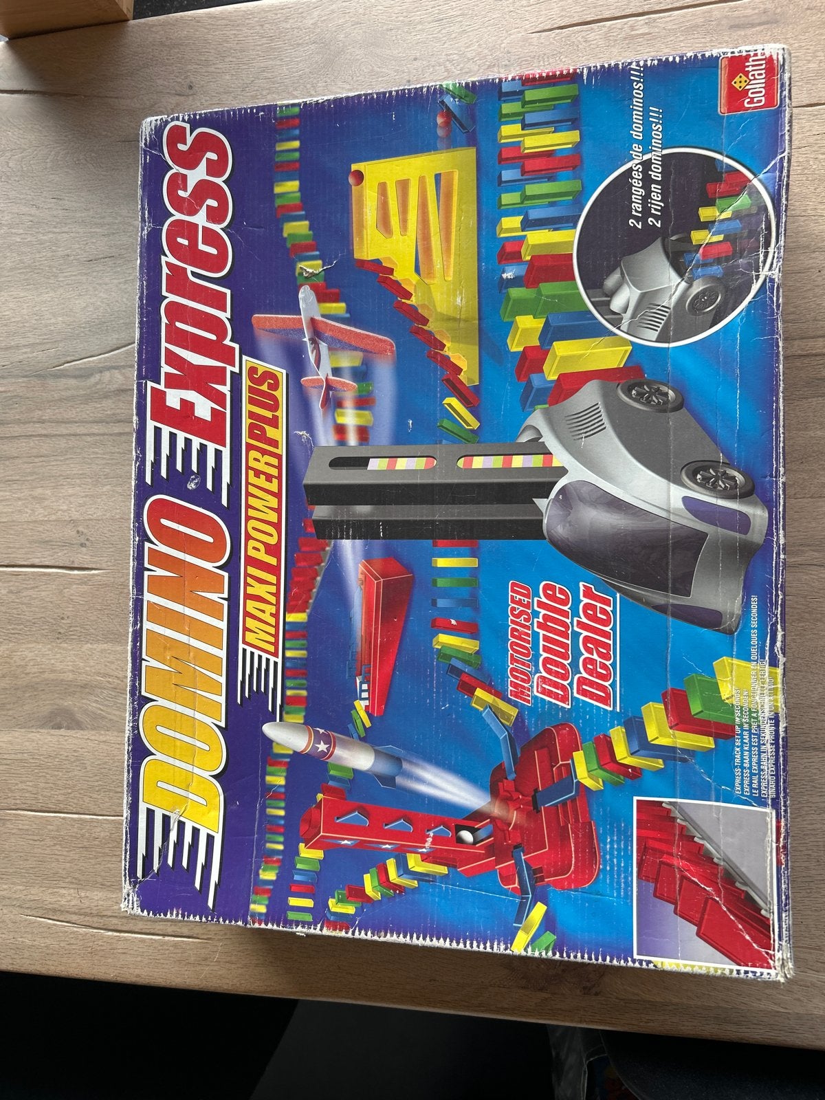 Domino Express Maxi Power Plus - Goliath, Kinderen en Baby's, Speelgoed | Overig, Ophalen of Verzenden, Gebruikt, Jongen of Meisje
