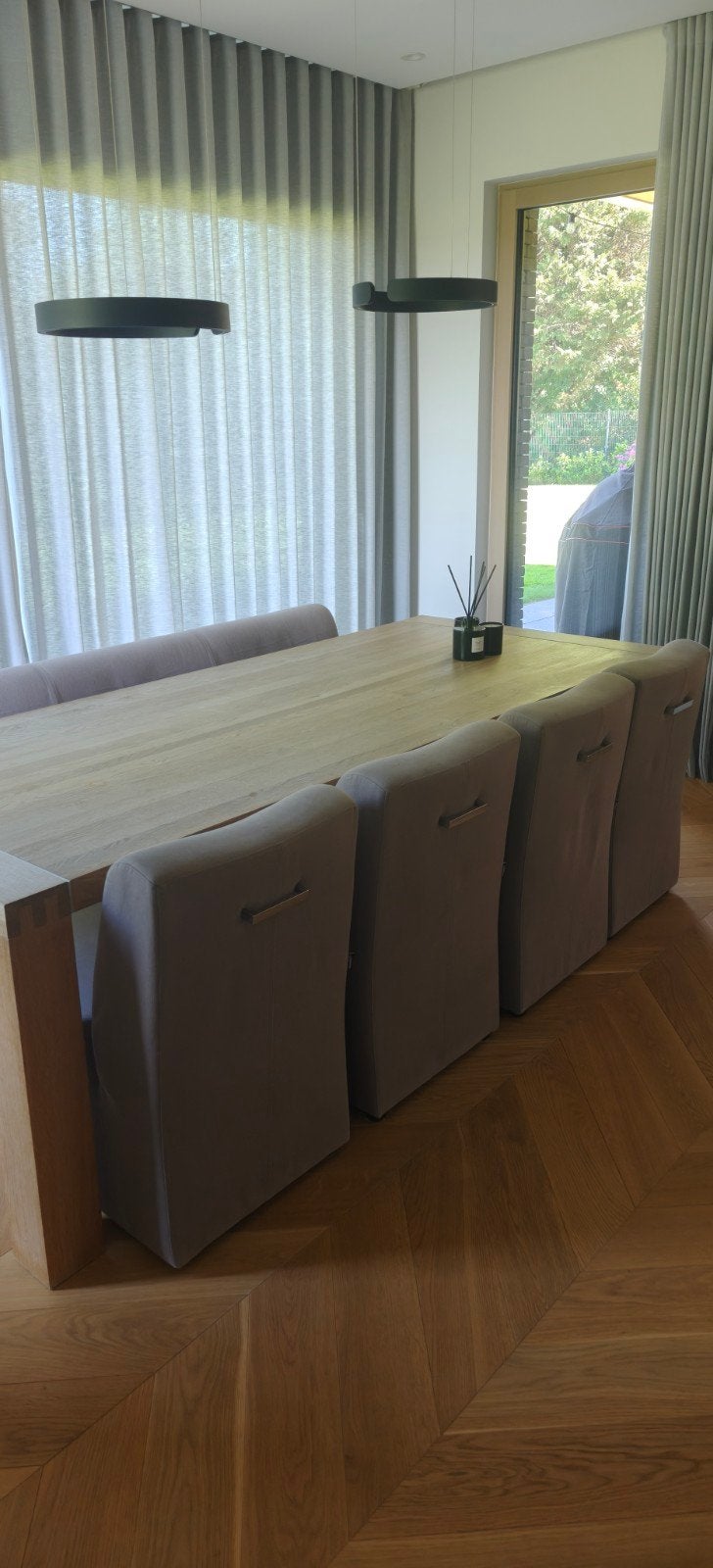 4 stoelen en een bankje, Huis en Inrichting, Stoelen, Ophalen, Gebruikt