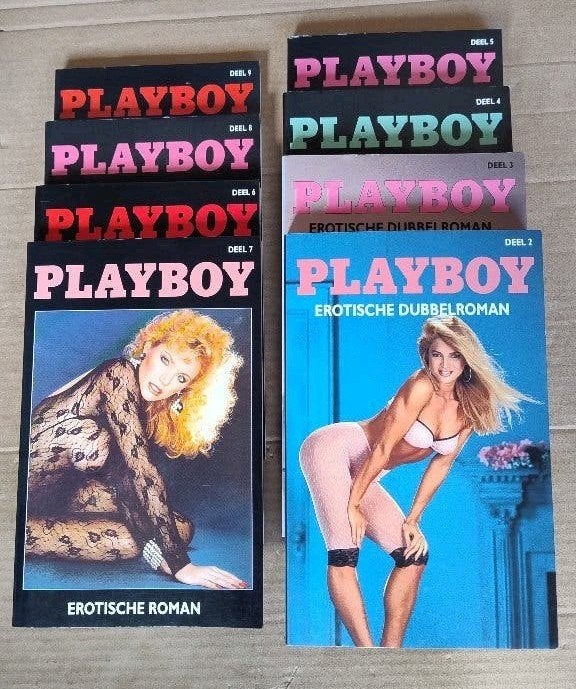 8 Vintage Playboy Erotische Romans uit 1984 deel 2 t/m 9, Ophalen of Verzenden, Gelezen, Playboy