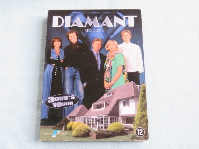 3 DVD-box TV-serie Diamant seizoen 1; 13 afleveringen, Seizoen 1, Drama, Zo goed als nieuw, Inclusief doosje
