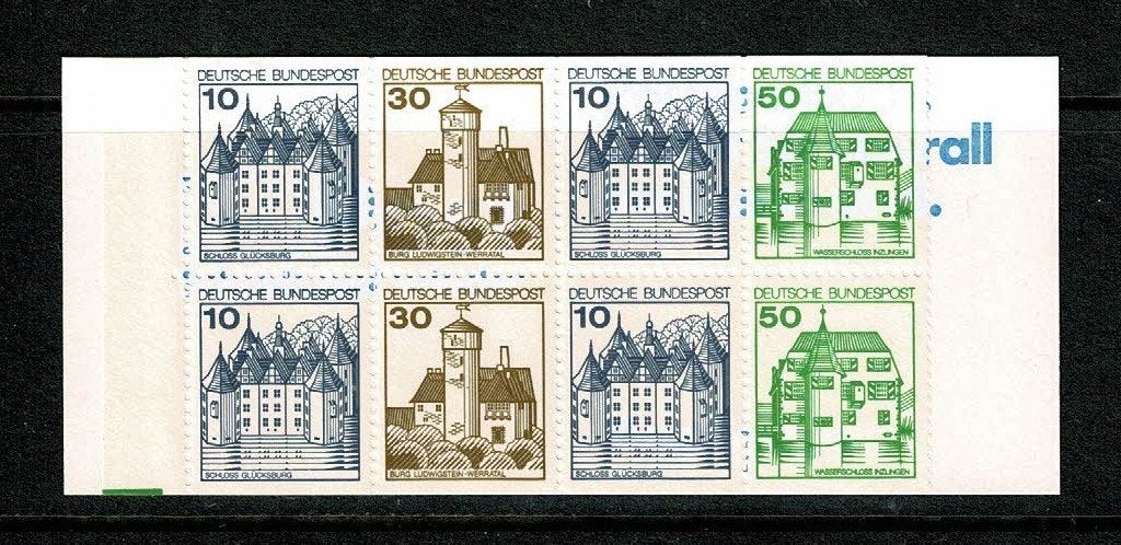 Duitsland : postzegelboekje, Verzenden, BRD, Postfris
