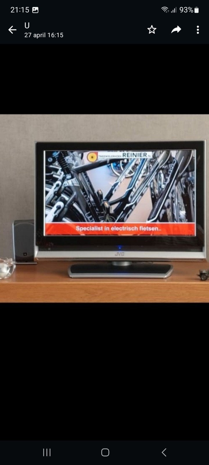 JVC televisie 26 inch in prijs verlaagd, Ophalen, 60 tot 80 cm, 50 Hz, Overige merken