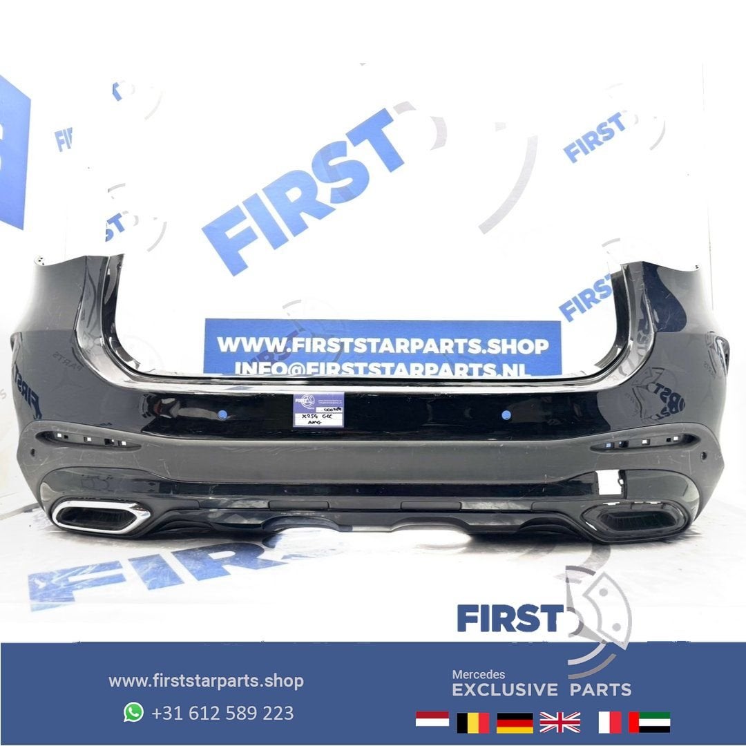 W254 GLC AMG ACHTERBUMPER X254 V254 C254 ZWART WIT GRIJS A25, Gebruikt, -, Ophalen of Verzenden, Achter