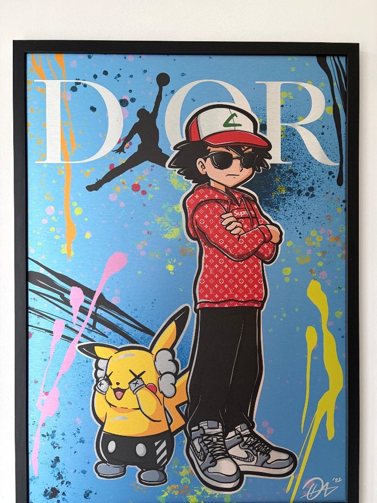 Ash x DIOR by Dutchiearts, Ophalen, Gesigneerd, Figuren