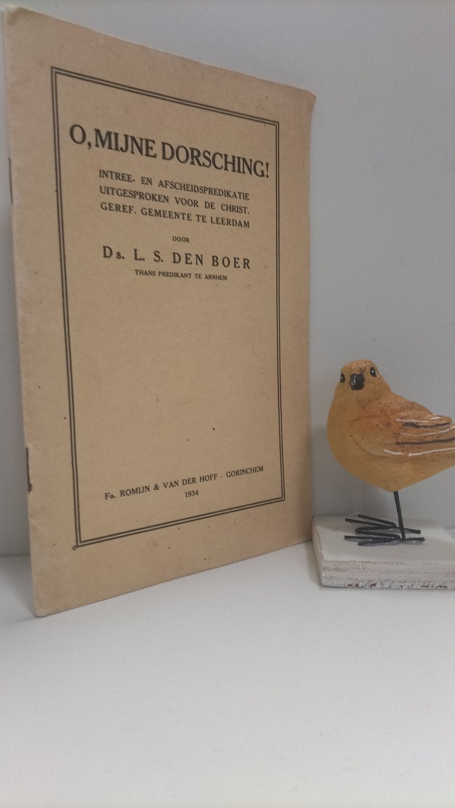 Boer, Ds. L.S. den; O, mijne dorsching!, Ophalen of Verzenden, Gelezen, Christendom | Protestants