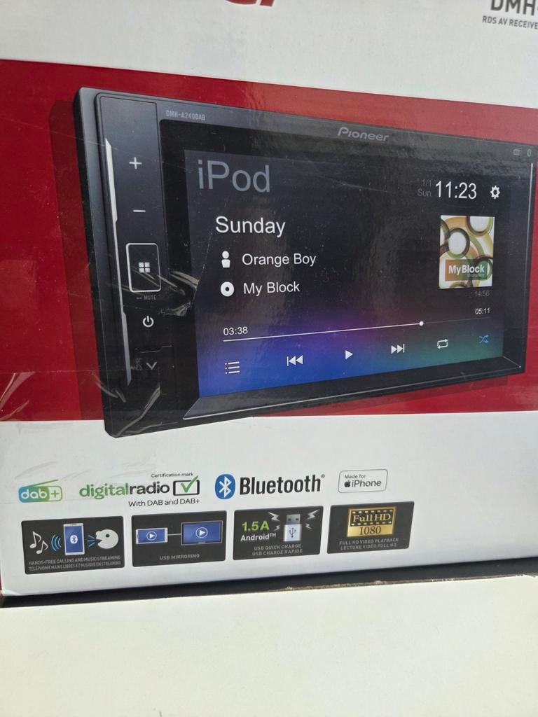 Pioneer din2 autoradio nieuw !!, Auto diversen, Autoradio's, Ophalen, Nieuw