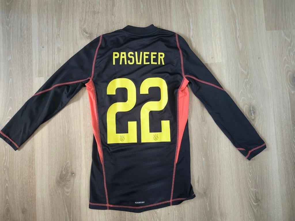 Ajax Adidas keepers shirt maat S / 164 Pasveer nr. 22, Maat S, Ophalen of Verzenden, Zo goed als nieuw, Shirt