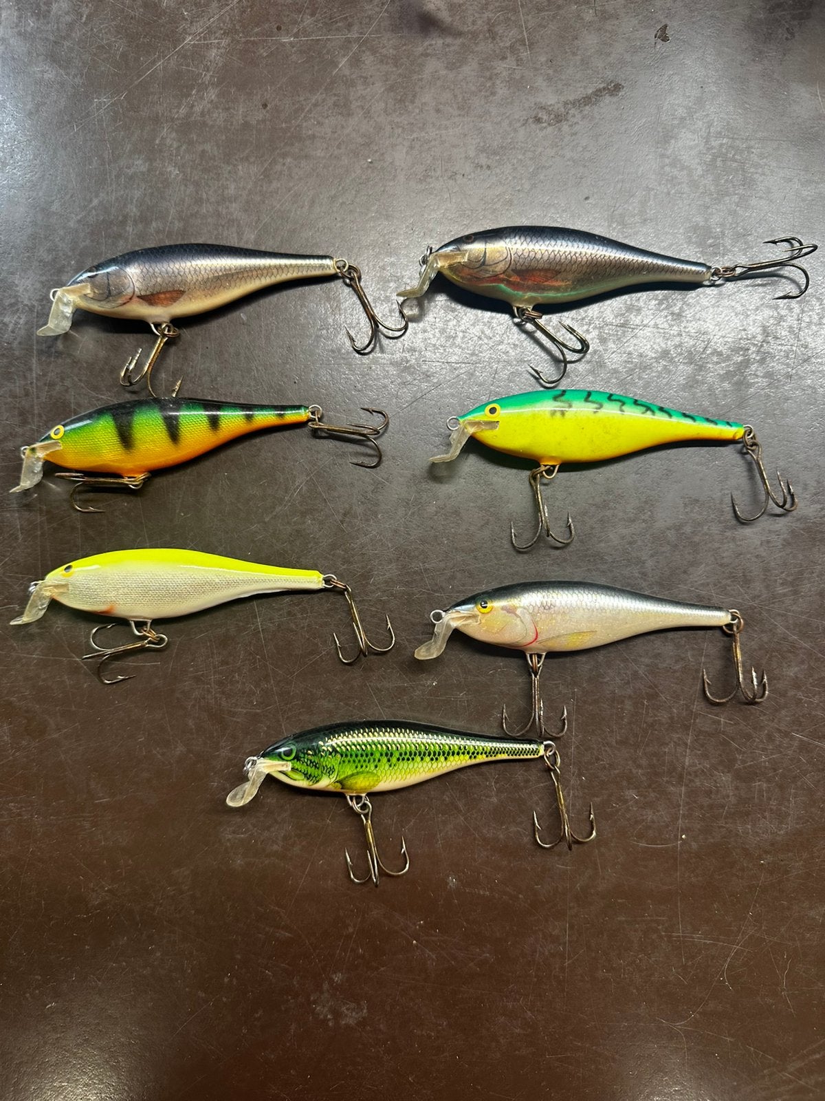 7x Rapala Shallow Shad Rap 9cm te koop., Watersport en Boten, Ophalen, Zo goed als nieuw, Overige typen