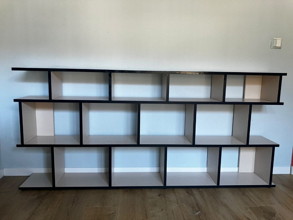 Tylko wandkast, zandkleurig/donkerblauw, zo goed als nieuw, Huis en Inrichting, Ophalen, 150 tot 200 cm, Zo goed als nieuw, Minder dan 25 cm