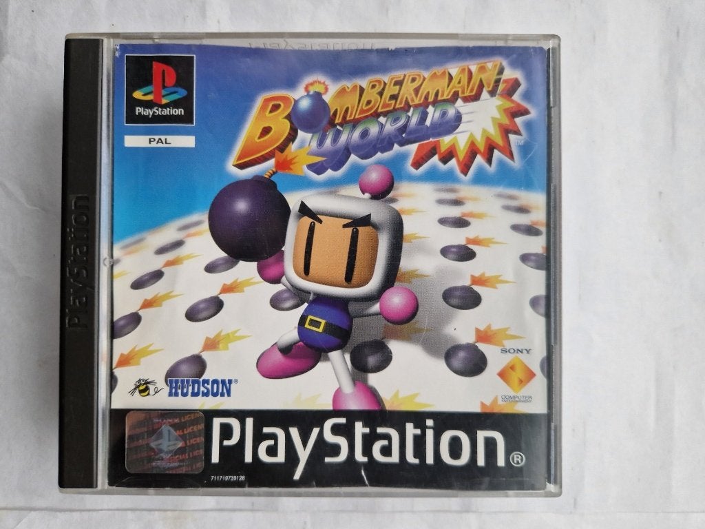 BOMBERMAN world, Gebruikt, 1 speler, Racen en Vliegen, Ophalen of Verzenden