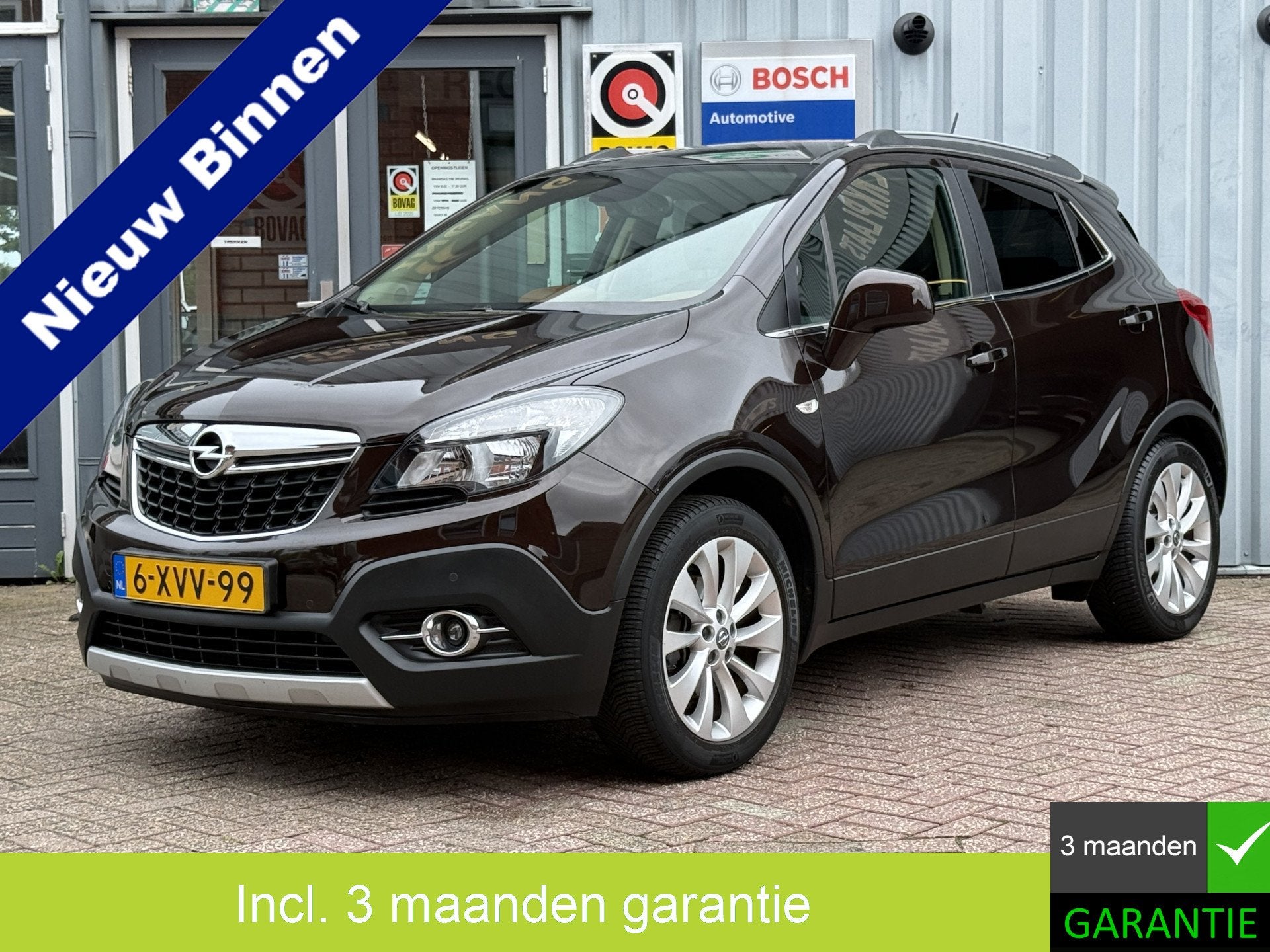 Opel Mokka 1.4 T Cosmo | NAVI | TREKHAAK | CAMERA | CRUISE |, Auto's, Voorwielaandrijving, Gebruikt, Zwart, 4 cilinders