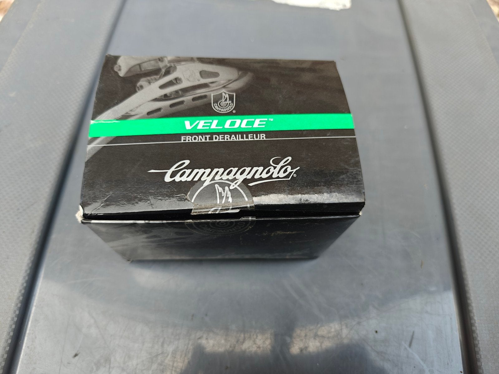 NOS campagnolo veloce voorderailleur met klemband, Ophalen of Verzenden