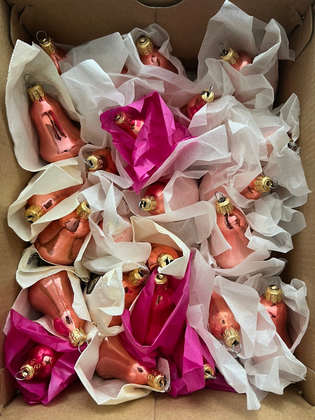 Kerstklok-hangers (glas), Diversen, Ophalen, Zo goed als nieuw