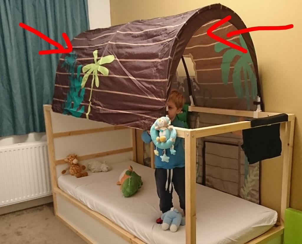 Kura bedtent jungle thema - Gebruikt, goede staat, Ophalen, Gebruikt