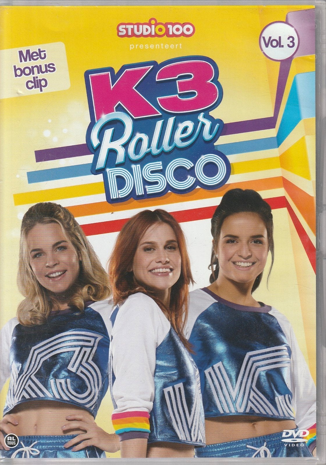 K3 Roller Disco Vol. 3 NL DVD - Studio 100, Alle leeftijden, Ophalen of Verzenden, Zo goed als nieuw