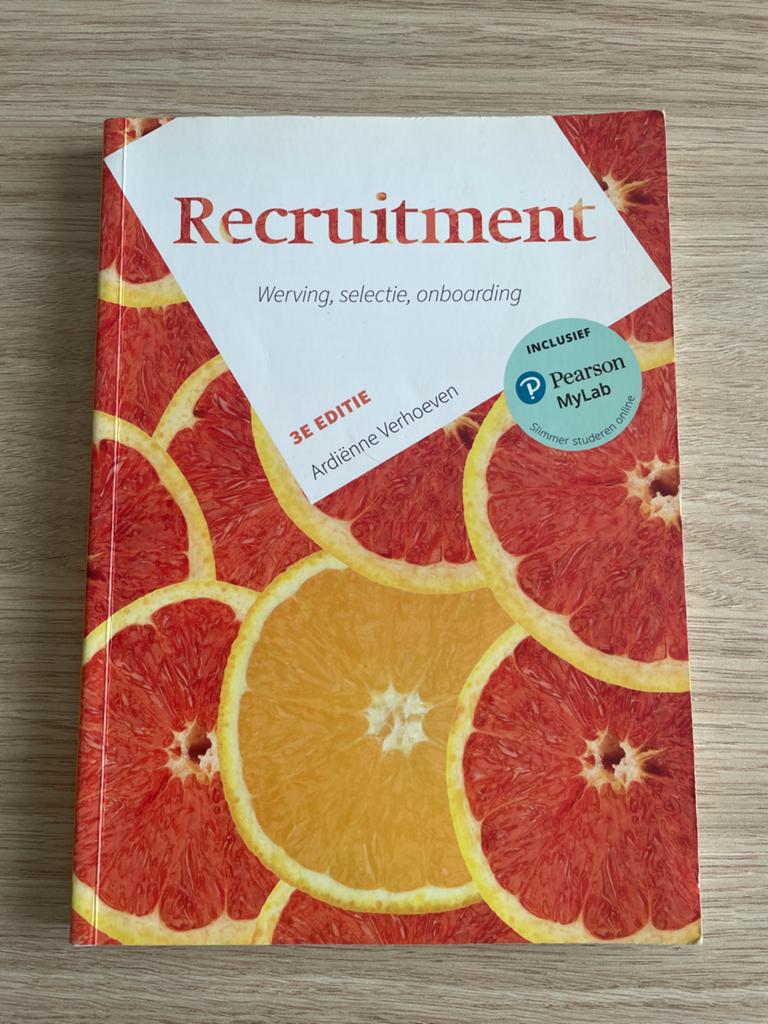 Recruitment: Werving, selectie, onboarding (3e editie), Ophalen of Verzenden, Gamma, Zo goed als nieuw, HBO